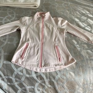 Lululemon pink zip up jacket. Size 8. Very good condition